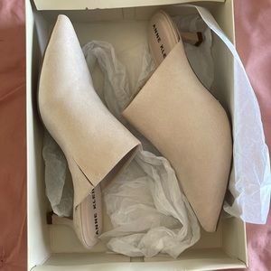 Anne Klein slip on mules